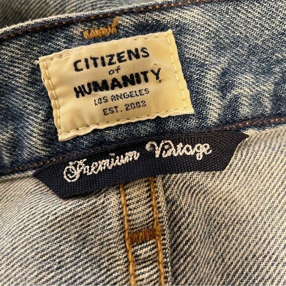 Citizens of Humanity Premium Vintage Kamila Patch Pocket Flare Jeans Size 25 - Picture 8 of 8